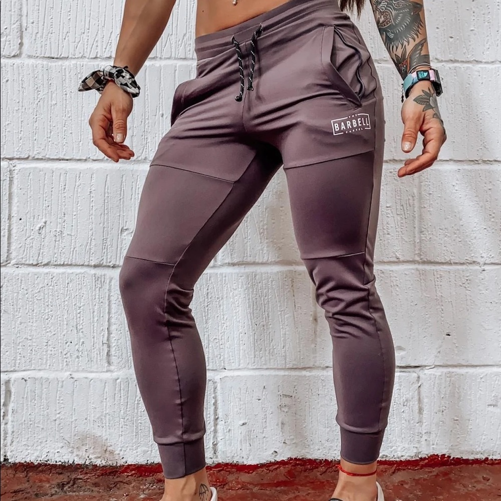 The Barbell Cartel Eggplant Joggers